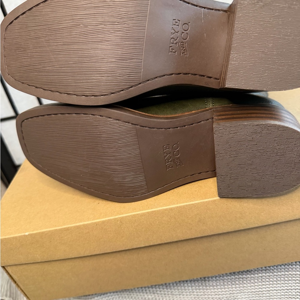 Frye & Co. BRAND NEW IN BOX Miranda Western Boot Evergreen 7.5 - Picture 7 of 8